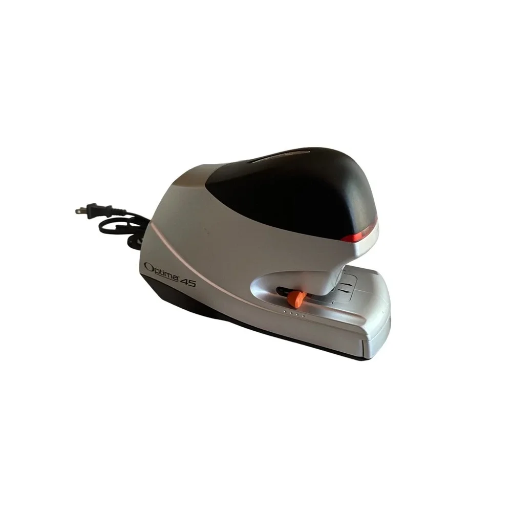 Swingline Optima 45‎ Electric Stapler Silver Black Heavy Duty 45 Sheet 48209